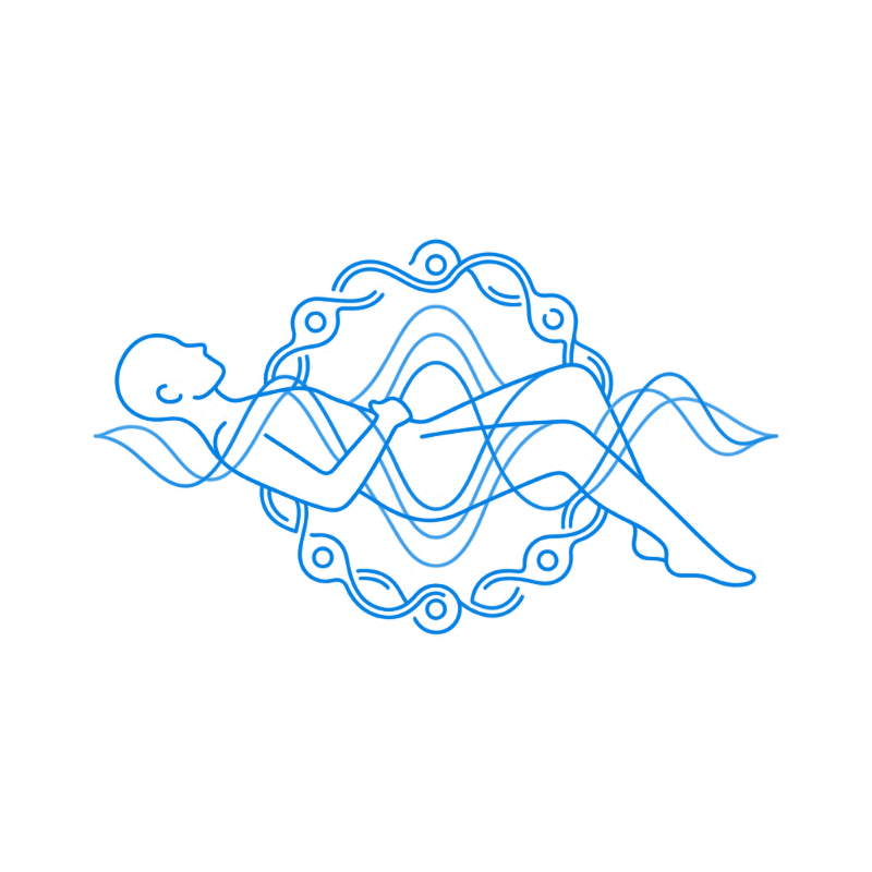 Illustration representing sleep, recovery, and biological rhythm.