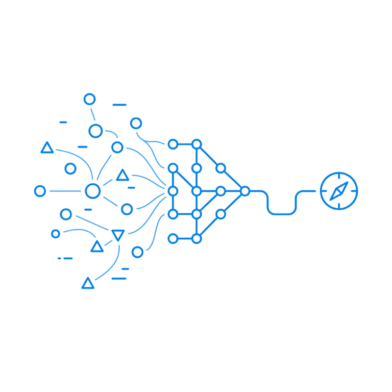 Illustration of an organized clinical intake and consultation process.
