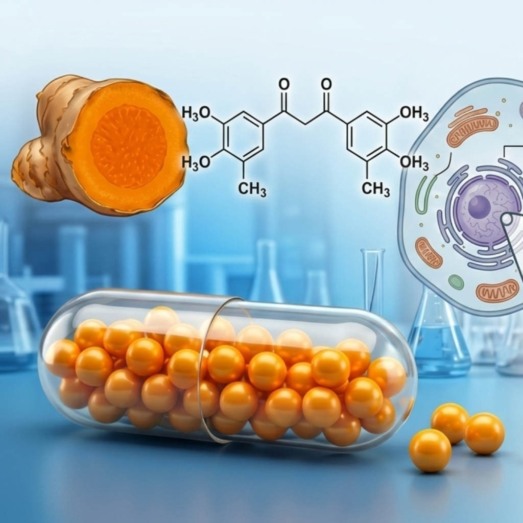 Square hero image for the turmeric versus curcumin article.